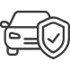 Fully insured service icon